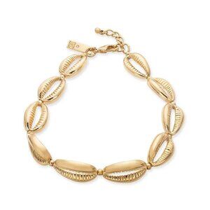 INC International Concepts INC Gold-Tone Shell Ankle Bracelet